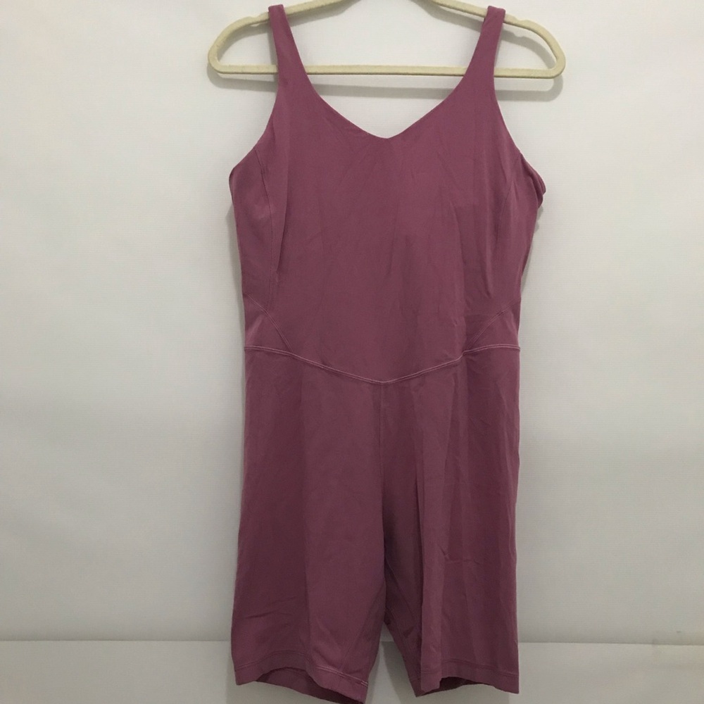 lululemon athletica Rose Pink Sleeveless One-Piece Romper